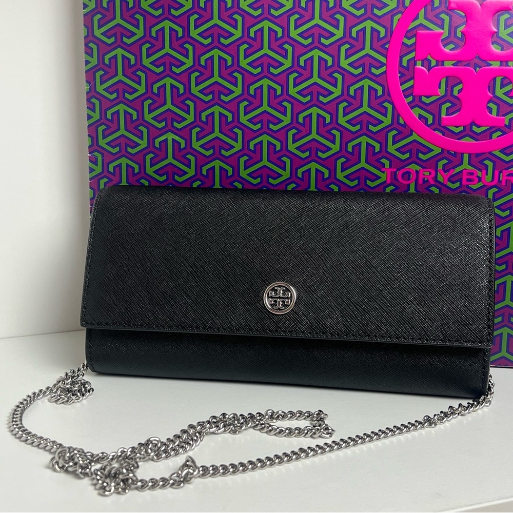 NWT Tory Burch Emerson Wallet On A Chain